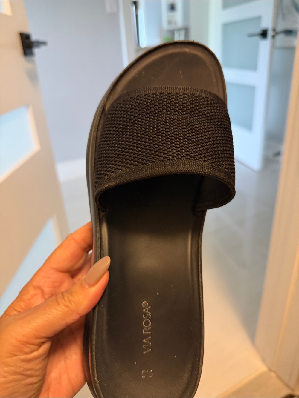 Black Slide Sandal